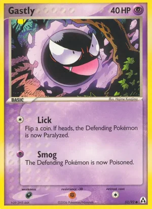 Gastly 52/92