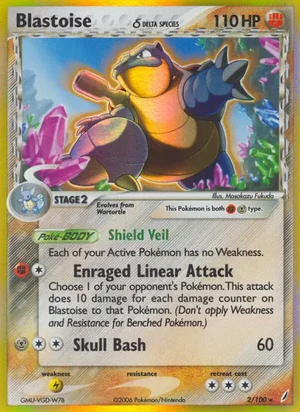 Blastoise δ 2/100