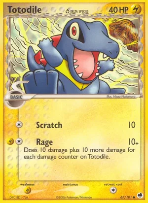 Totodile δ 67/101