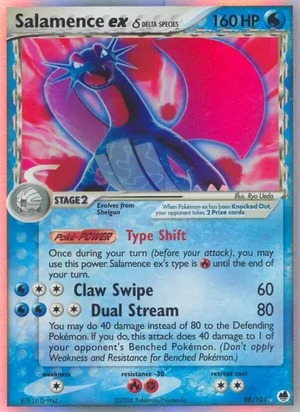 Salamence ex δ 98/101