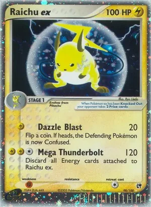 Raichu ex 98/100