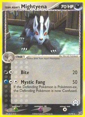 Team Aqua's Mightyena 15/95