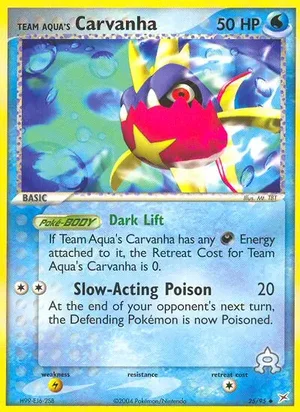 Team Aqua's Carvanha 25/95