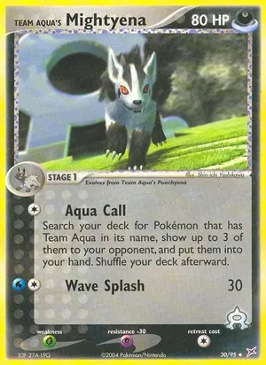 Team Aqua's Mightyena 30/95