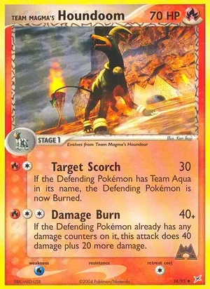 Team Magma's Houndoom 34/95