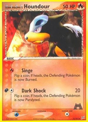 Team Magma's Houndour 35/95