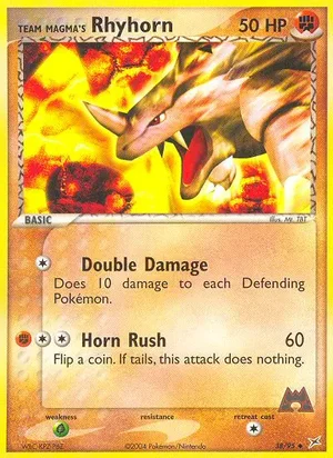 Team Magma's Rhyhorn 38/95