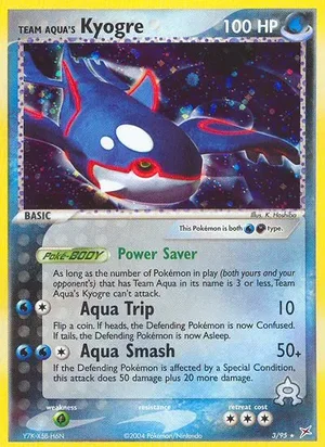 Team Aqua's Kyogre 3/95