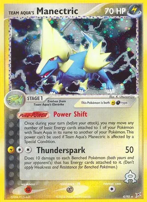 Team Aqua's Manectric 4/95