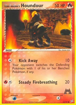 Team Magma's Houndour 63/95