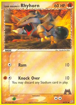 Team Magma's Rhyhorn 68/95