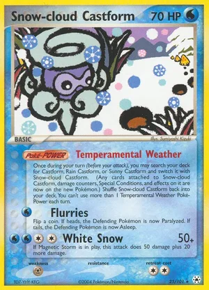 Snow-cloud Castform 25/101