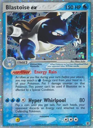 Blastoise ex 104/112