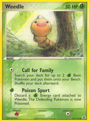 Weedle 86/112
