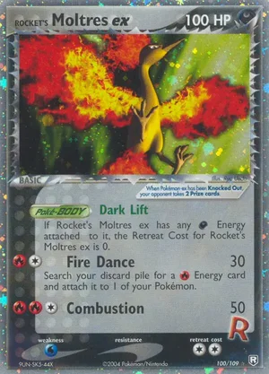 Rocket's Moltres ex 100/109