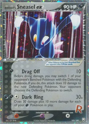 Rocket's Sneasel ex 103/109