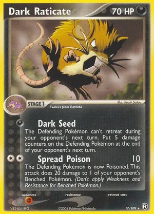 Dark Raticate 17/109