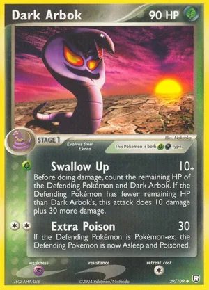 Dark Arbok 29/109