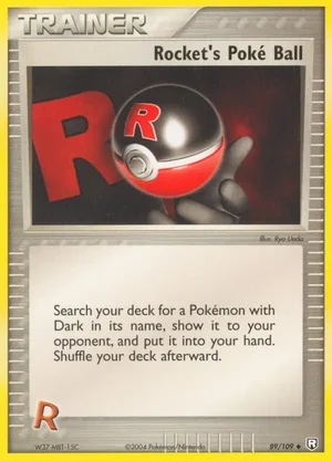 Rocket's Poké Ball 89/109