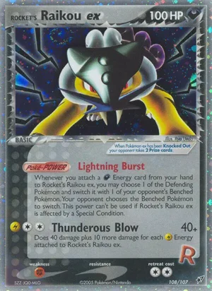 Rocket's Raikou ex 108/107
