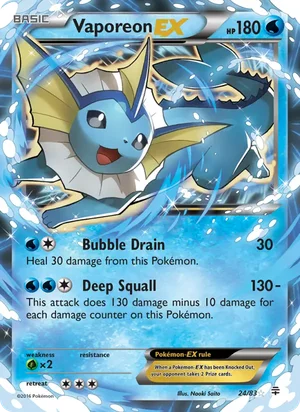 Vaporeon-EX 24/83