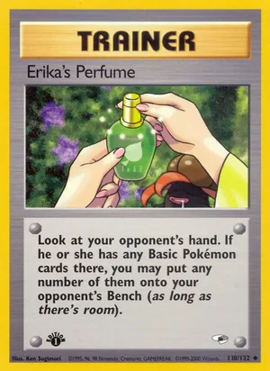 Erika's Perfume 110/132 Uncommon, Gym Heroes Pokémon TCG card