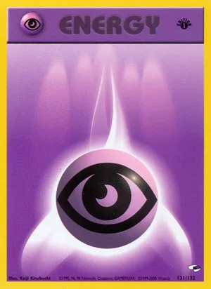 Psychic Energy 131/132 Common, Gym Heroes Pokémon TCG card