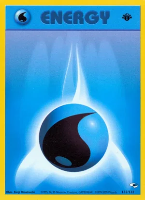 Water Energy 132/132 Common, Gym Heroes Pokémon TCG card