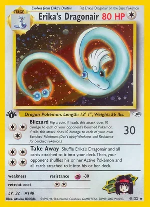 Erika's Dragonair 004/132 Holo Rare