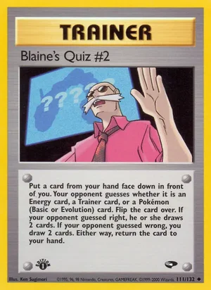 Blaine's Quiz #2 111/132