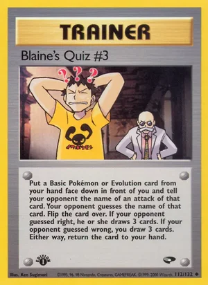 Blaine's Quiz #3 112/132