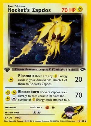 Rocket's Zapdos 15/132
