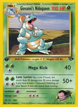 Giovanni's Nidoqueen 23/132