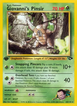 Giovanni's Pinsir 24/132