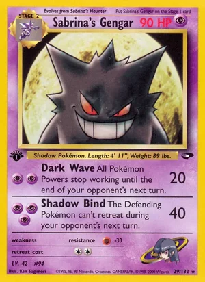 Sabrina's Gengar 29/132