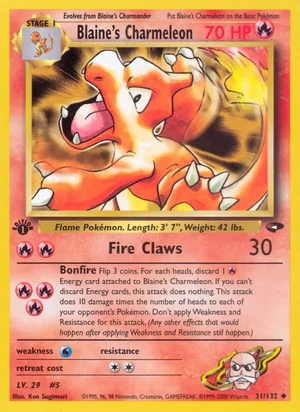 Blaine's Charmeleon 31/132