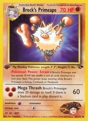 Brock's Primeape 35/132