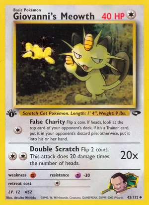 Giovanni's Meowth 43/132