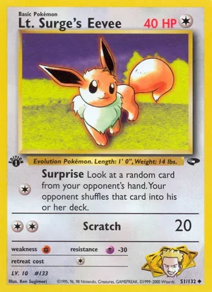 Lt. Surge's Eevee 51/132