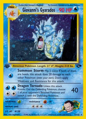 Giovanni's Gyarados 5/132