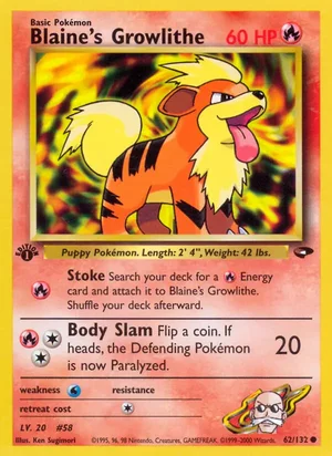 Blaine's Growlithe 62/132