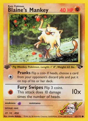 Blaine's Mankey 63/132