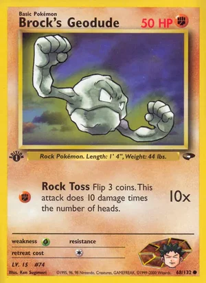 Brock's Geodude 68/132