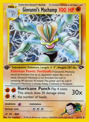 Giovanni's Machamp 6/132