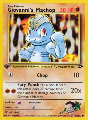Giovanni's Machop 72/132