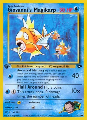 Giovanni's Magikarp 73/132