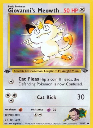 Giovanni's Meowth 74/132