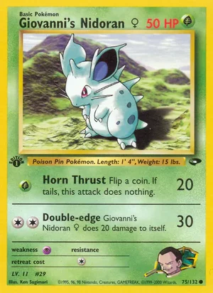 Giovanni's Nidoran♀ 75/132