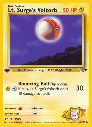 Lt. Surge's Voltorb 86/132