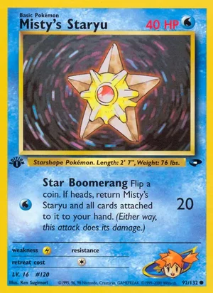 Misty's Staryu 92/132
